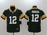 Youth Nike Green Bay Packers #12 Aaron Rodgers Green Vapor Untouchable Player Limited Jersey,baseball caps,new era cap wholesale,wholesale hats